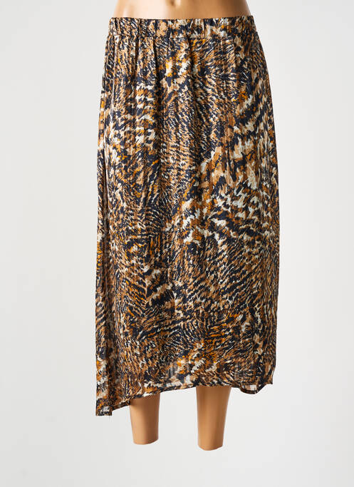 Fustă midi bej SIGNATURE femeie