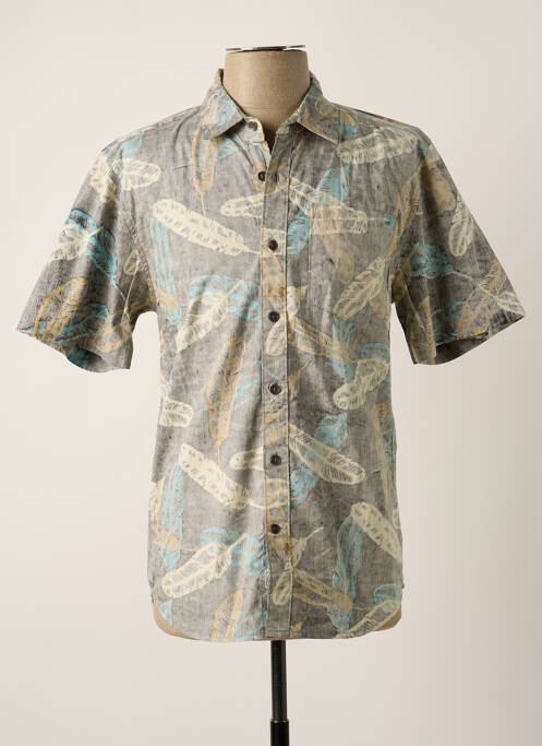 Cămașă cu mâneci scurte gri IRON AND RESIN bărbat