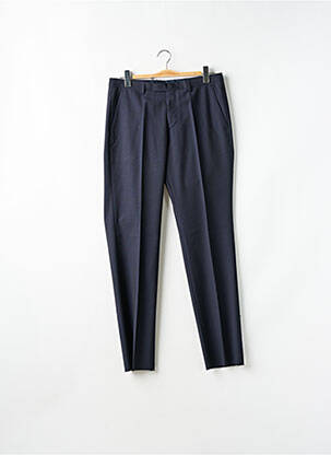 Pantalon slim țesătură poplin mărime normală albastru HUGO BOSS bărbat