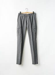 Pantalon slim elasticitate mărime normală gri ELEVENTY homme