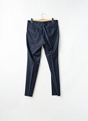 Pantalon slim țesătură poplin mărime normală albastru HUGO BOSS bărbat