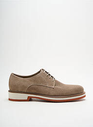 Derby-uri tip de talpă amortizantă toc mic bej MAISON WOOLIES homme