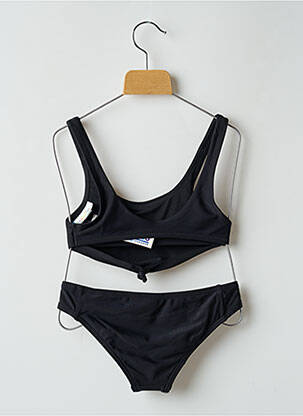Costum de baie din două piese elasticitate negru LAGON BLEU fată