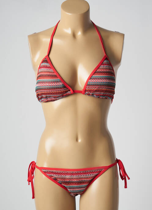 Costum de baie din două piese roșu ADMAS femeie