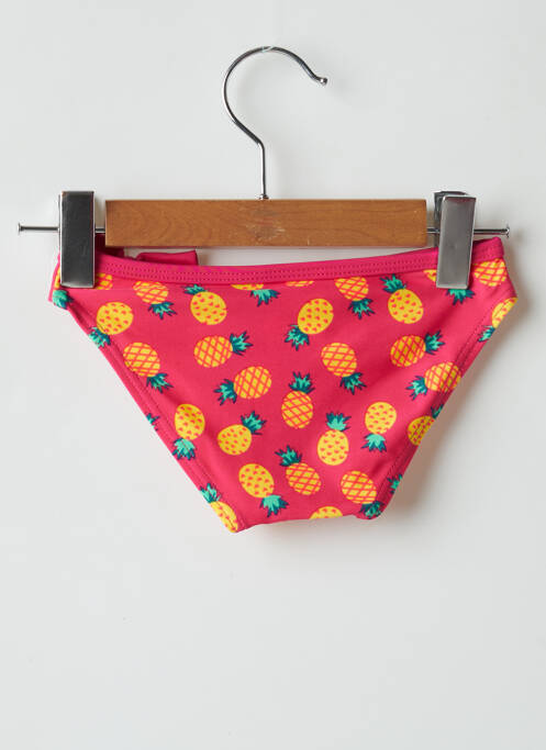 Chiloți de baie roz LAGON BLEU fată