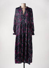 Rochie lungă mâneci lungi mâneci lungi negru JUBYLEE femme