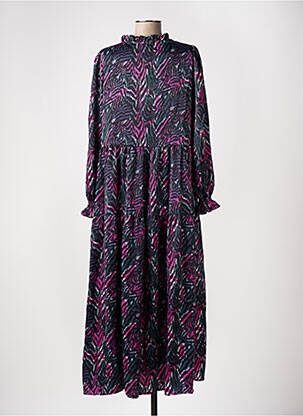 Rochie lungă mâneci lungi mâneci lungi negru JUBYLEE femeie