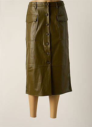 Fustă midi verde ONLY femeie