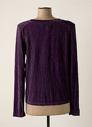 Top elasticitate mâneci lungi violet JUBYLEE femeie
