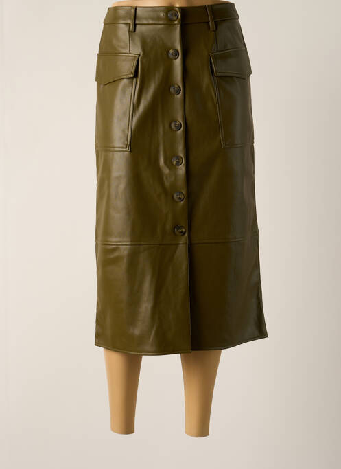 Fustă midi verde ONLY femeie