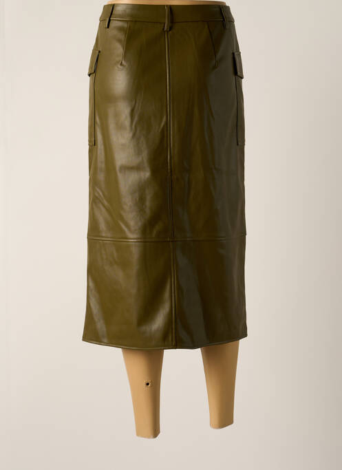 Fustă midi verde ONLY femeie