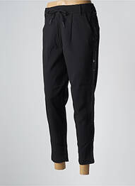 Pantalon 7/8 talie elastică mărime normală negru ONLY femeie