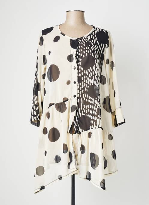 Vestă cu mâneci lungi bej G!OZE femeie