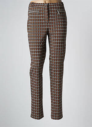 Pantalon slim maro GUY DUBOUIS femeie