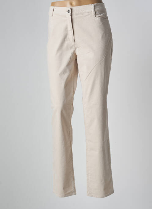 Pantalon slim bej OLSEN femeie