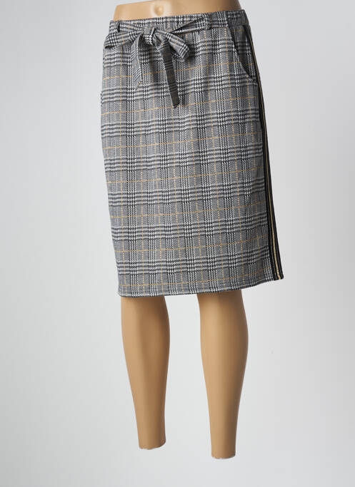 Fustă midi gri MERI & ESCA femeie