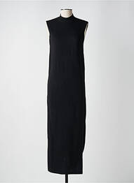 Rochie pulover croială dreaptă fără mâneci negru GENESIS femme