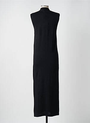Rochie pulover croială dreaptă fără mâneci negru GENESIS femeie