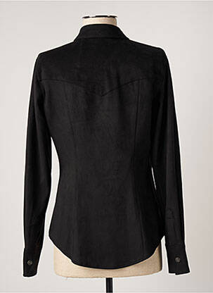 Cămașă croială cambrată mâneci lungi negru GUESS femeie