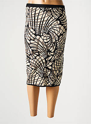 Fustă midi negru GUESS femeie