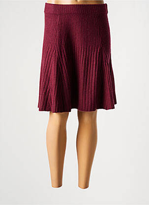 Fustă midi roșu GUESS femeie