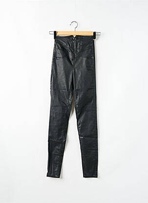 Pantalon slim talie înaltă talie înaltă negru GUESS femeie