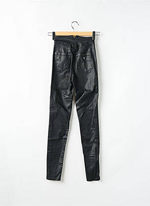Pantalon slim talie înaltă talie înaltă negru GUESS femeie