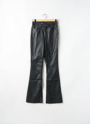 Pantalon evazat elasticitate talie înaltă negru GUESS femeie