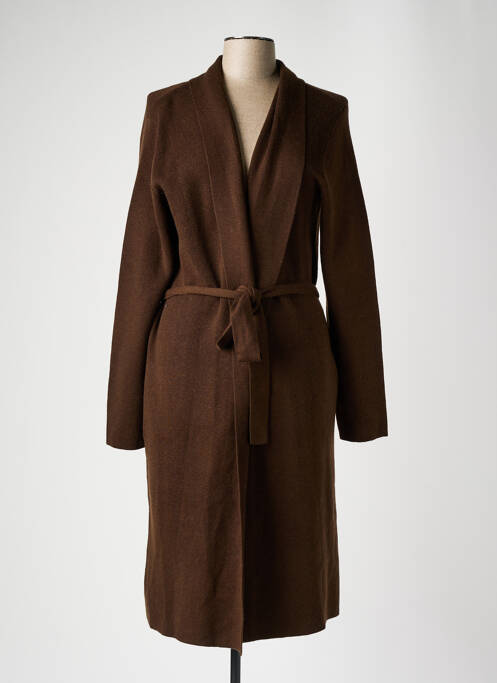 Vestă cu mâneci lungi maro GUESS femeie