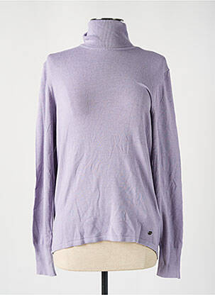 Pulover cu guler înalt violet MUSTANG femeie