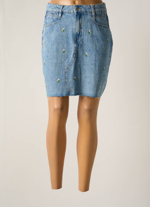 Fustă scurtă albastru C'EST BEAU LA VIE femeie