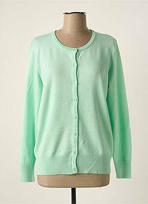 Vestă cu mâneci lungi verde MICHA femeie