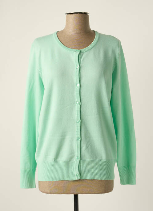 Vestă cu mâneci lungi verde MICHA femeie