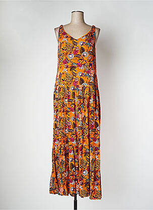 Rochie lungă portocaliu SURKANA femeie