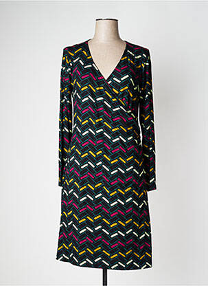 Rochie midi mâneci lungi mâneci lungi negru PRINCESSE NOMADE femeie