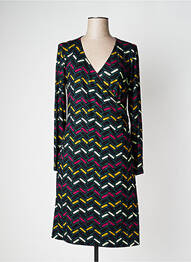 Rochie midi mâneci lungi mâneci lungi negru PRINCESSE NOMADE femeie