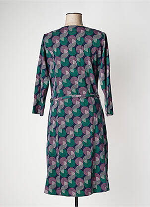 Rochie midi mâneci lungi mâneci lungi albastru 4 FUNKY FLAVOURS femeie