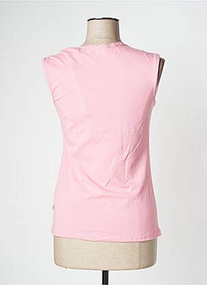 Tricou elasticitate mâneci scurte roz BLUTSGESCHWISTER femeie
