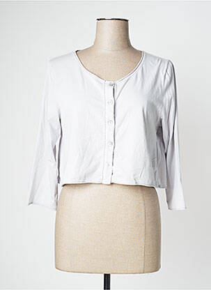 Jachete casual guler rotund gri MES SOEURS ET MOI femeie