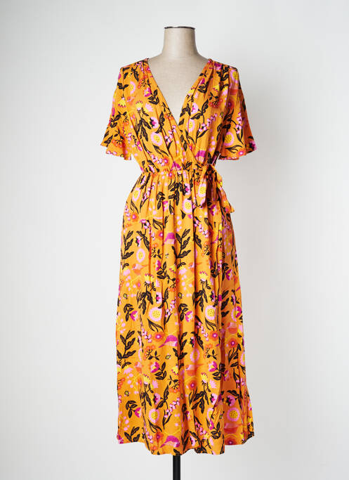 Rochie lungă portocaliu BLUTSGESCHWISTER femeie