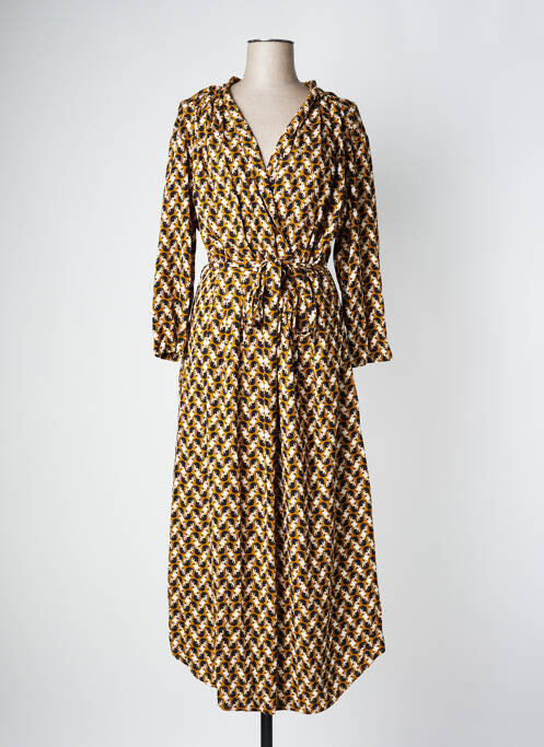 Rochie lungă maro BLUTSGESCHWISTER femeie