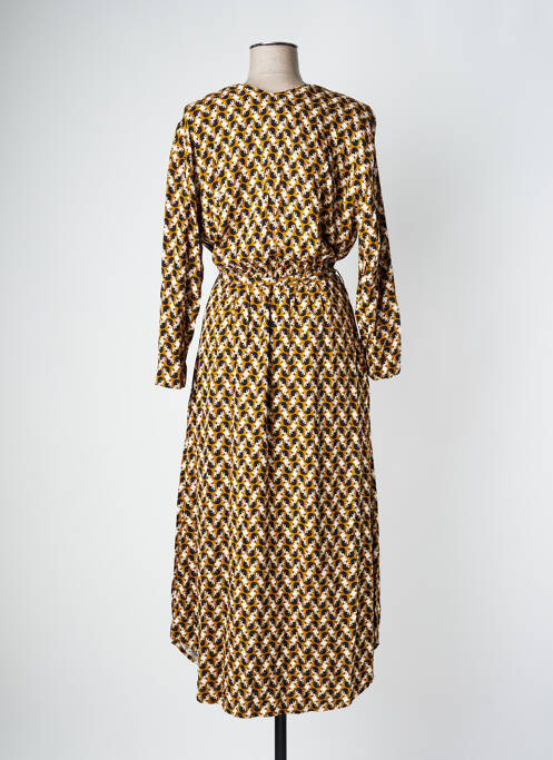 Rochie lungă maro BLUTSGESCHWISTER femeie