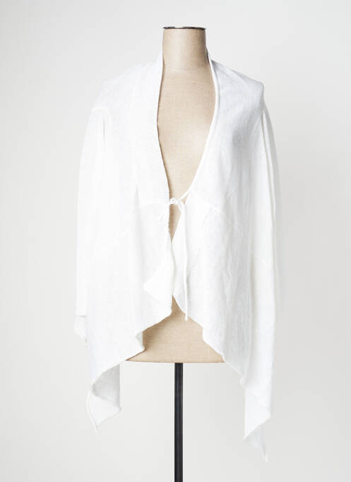 Vestă cu mâneci lungi alb KOKOMARINA femeie