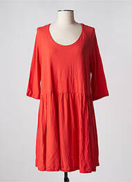 Rochie midi mâneci 3/4 mâneci 3/4 roșu MES SOEURS ET MOI femme