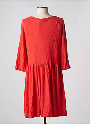 Rochie midi mâneci 3/4 mâneci 3/4 roșu MES SOEURS ET MOI femeie
