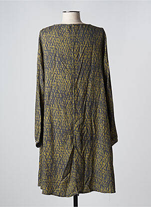 Rochie midi imprimeu fantezie mâneci lungi verde MES SOEURS ET MOI femeie