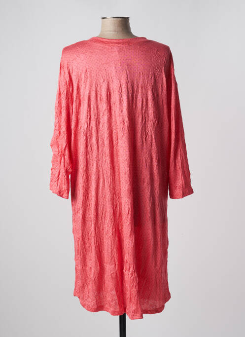 Rochie midi roz POISSONS BLANCS femeie