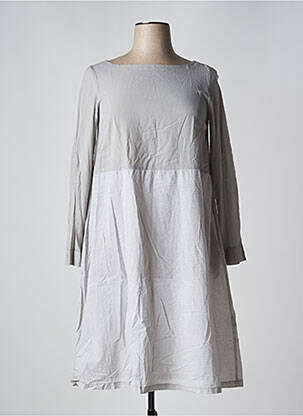 Rochie midi mâneci lungi mâneci lungi gri LES PIPLETT'S femeie