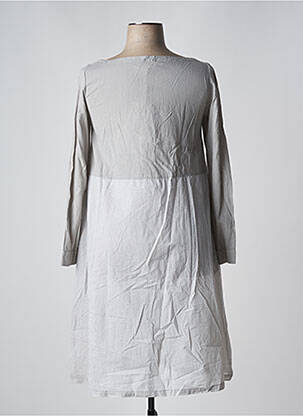 Rochie midi mâneci lungi mâneci lungi gri LES PIPLETT'S femeie