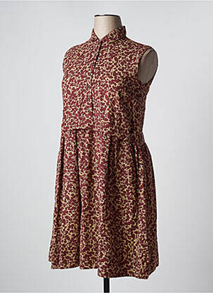 Rochie midi maro VINTAGE POESY femeie